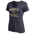 thumbnail image 2 of Women's Navy Navy Midshipmen First Sprint V-Neck T-Shirt, 2 of 3