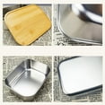 thumbnail image 4 of Compañero de cena sostenible, caja bento de bambú con construcción de acero inoxidable a prueba de fugas para comidas sin complicaciones, 4 of 6