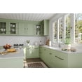 thumbnail image 4 of 32 in. L x 19 in. W White Fireclay Rectangular Double Bowl Undermount Kitchen Sink with Bottom Grid and Basket Strainer, 4 of 14