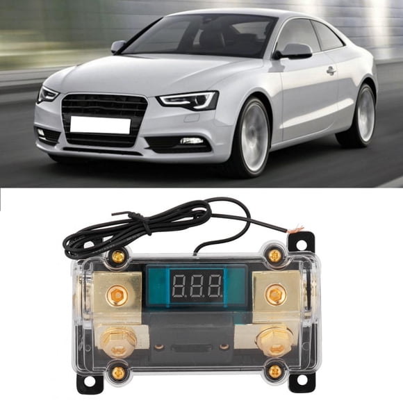 Fusibles de potencia para audio de automóvil, fusibles de potencia para audio de automóvil, portafusibles de potencia para automóvil, caja de bloque de distribución, compacta y liviana