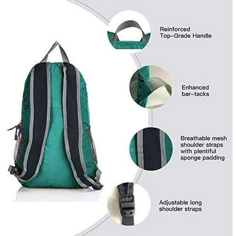 Outlander ultra lightweight packable water resistant travel hiking backpack daypack handy foldable camping outdoor backpack hotsell