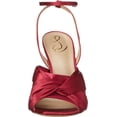 thumbnail image 2 of Sam Edelman Lavendar Raspberry Ankle Strap Squared Open Toe Spool Heeled Sandals (Raspberry, 6), 2 of 6