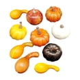 thumbnail image 1 of Artificial Harvest Pumpkins Halloween Vegetable Model Stackable Lifelike Durable Style D, 1 of 9