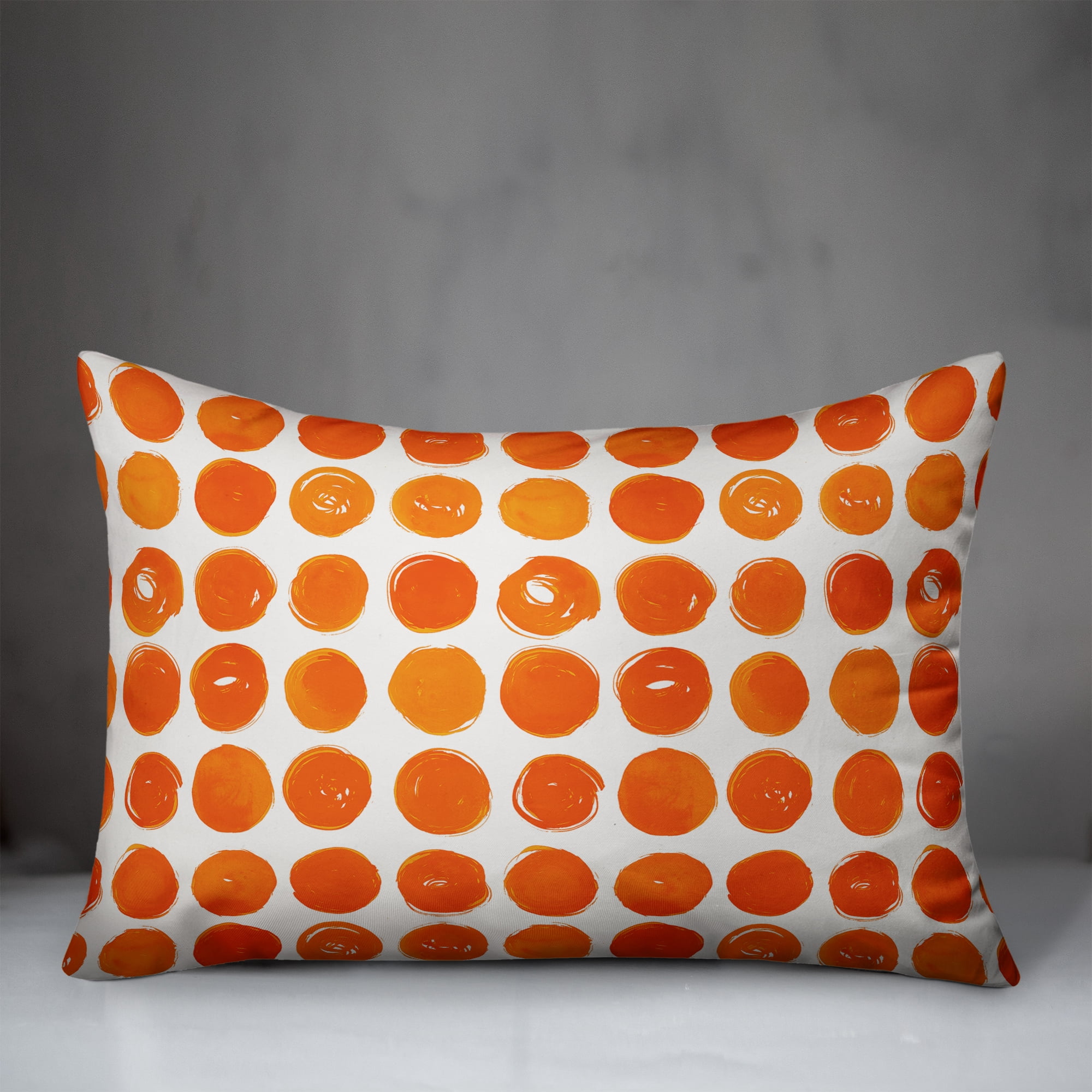 Creative Products Watercolor Dots Orange 14x20 Indoor / Outdoor Pillow