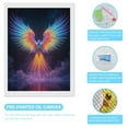 thumbnail image 3 of Diamond Art Kits for Adults, Colorful Mythical Bird Sky Reflection 5D Diamond Painting Kits for Adults Beginners, DIY Full Drill Diamond Painting, Gem Art and Crafts 12x16, 3 of 7
