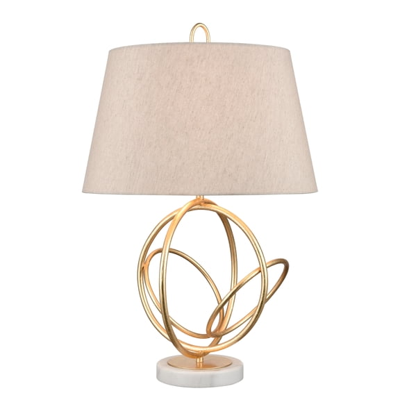 Elk Home Morely 26-inch High 1-Light Table Lamp in Gold Leaf