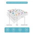 thumbnail image 5 of Colorful Polka Dot Queen Size Down Alternative Comforter, Lightweight Comforter Quilt Bedding Set with Pillow Shams Rainbow Point Vibrant All Seasons Bed Comforter Duvet Insert 90"x96", 5 of 7