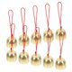 thumbnail image 1 of TABLZONE 10Ud Metálicas Colgantes Doradas Para Decorar Hogar Y Oficinas Con Festivo Y Sonido Suave, 1 of 6