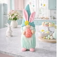 thumbnail image 7 of STPgoods Pastel Gnome Easter Figurine 12" (30.5 cm) Fabric Easter Decoration Standing Decoration Easter Collectible Figurine Holiday Decor Tabletop Favor Figurine, Blue, 7 of 7