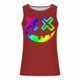 thumbnail image 5 of Camiseta sin mangas de cuello redondo para hombre, con estampado de Halloween, cuello redondo, estilo informal, deportiva, para hombre, 5 of 5