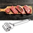 thumbnail image 4 of Ablandador de carne de acero inoxidable martillo de pollo para carne de res con rodillo fuerte con ergonómico para cualquier herramienta de cocina de carne plateado ANGGREK Otros, 4 of 8