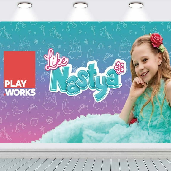 Like Nastya school Backdrop Background Banner Birthday Party Supplies Taspestry Wall Decor Poster Lover