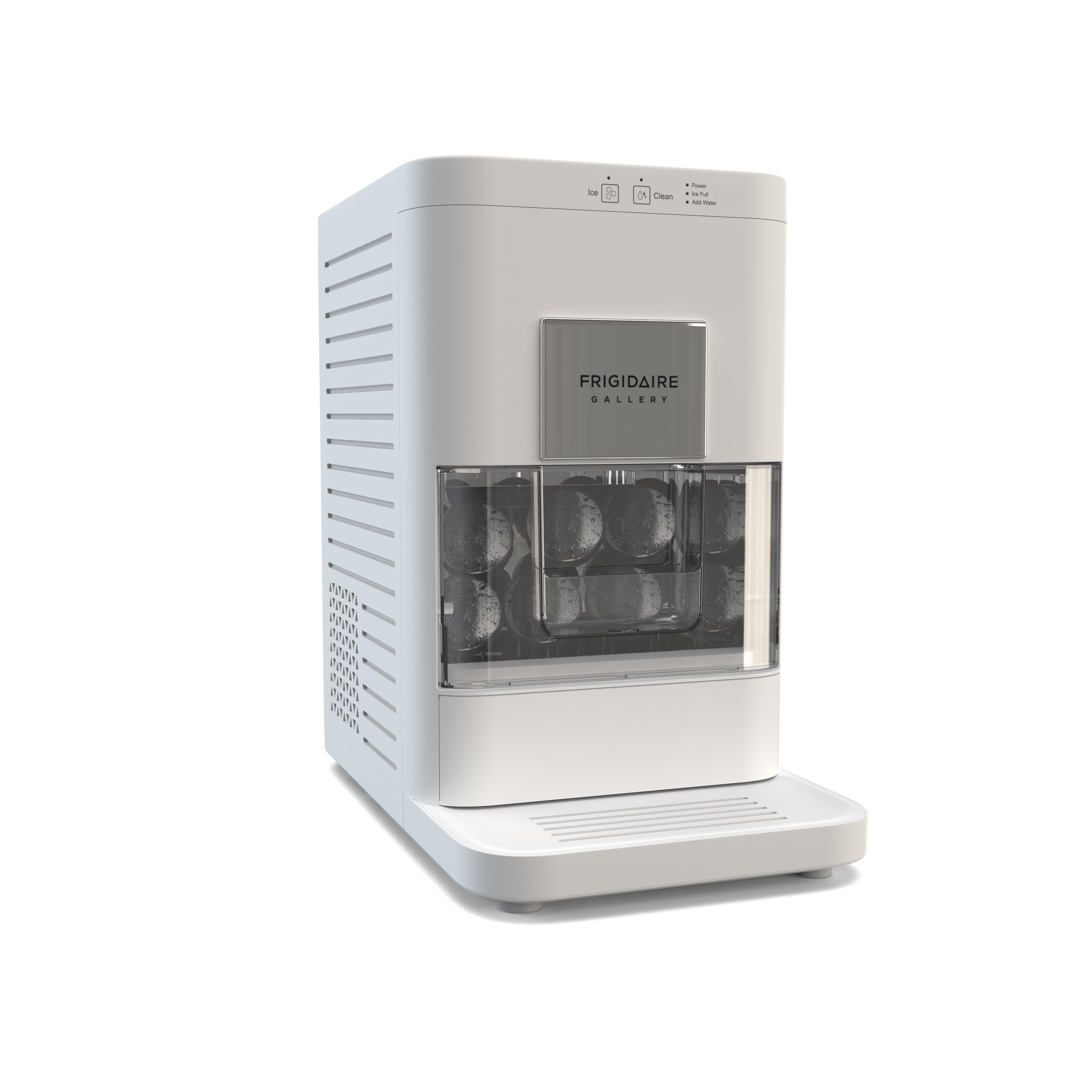 Frigidaire Artisanal Sphere Shaped Ice Maker with Touch Controls, 82 Spheres Daily, White
