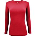 thumbnail image 1 of Women's Under Scrub Tee Crew Neck Long Sleeve T-Shirt, 1 of 6