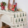 thumbnail image 3 of Christmas Table Runner, Christmas Tree Decorations Merry Christmas Runner for Table Seasonal Winter Decor for Indoor Outdoor Dining Table Decorations (13'''' x 72''''), 3 of 6