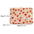 thumbnail image 2 of Computer Bag Zipper Cute Flower Laptop Sleeve for 14in Notebook (Red Heart 10 L), 2 of 10