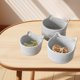 thumbnail image 4 of Ganfancp Conjunto de Almacenamiento de Escritorio Oreja Caja de Almacenamiento Cosméticos Snacks Sundries Llave Tejido Cesta de Almacenamiento Lavable a Máquina Hogar Cocina Conveniente Tejido Cesta, 4 of 4