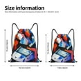 thumbnail image 2 of Sikiie Abstract Cubist Printer Drawstring Backpack Drawstring Bags, Draw String Back Bag for Sports, Gym, Travel, Swimming, Beach-Medium, 2 of 6