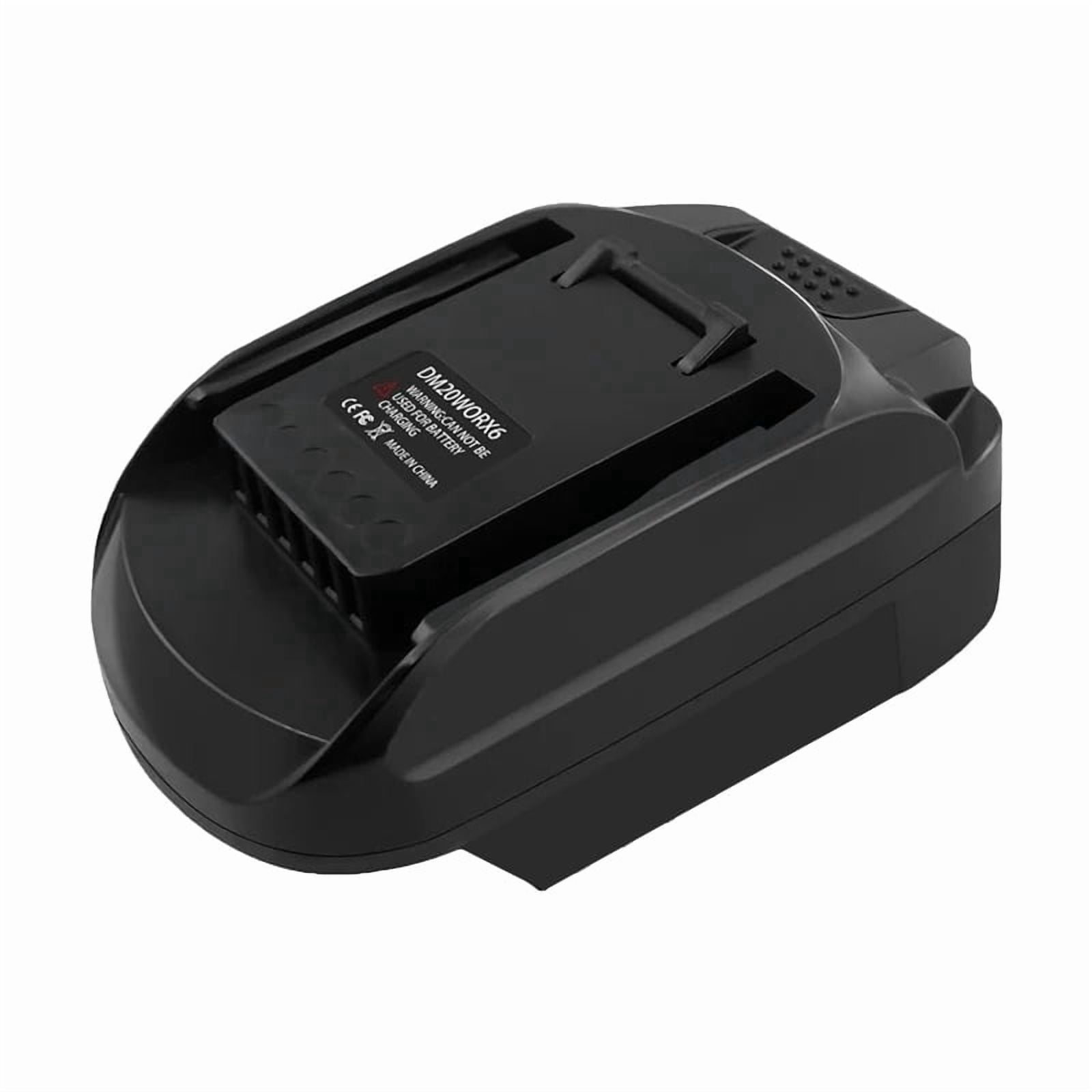 Power Tool Accessories for Worx 20V 6 Pin Power Tools DM20WORX6 Adapter for Mil*wau*kee for M18 for De*walt 18V 20V Lithium Battery