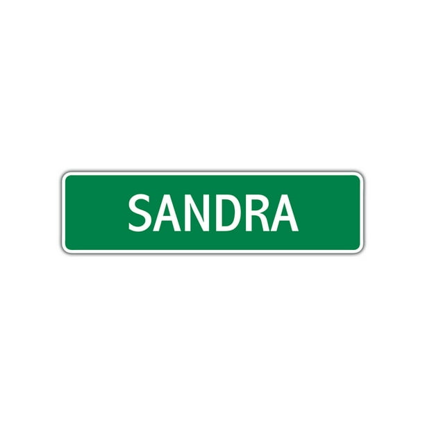Sandra Girls Children Name Letter Printed Novelty Plaque ...