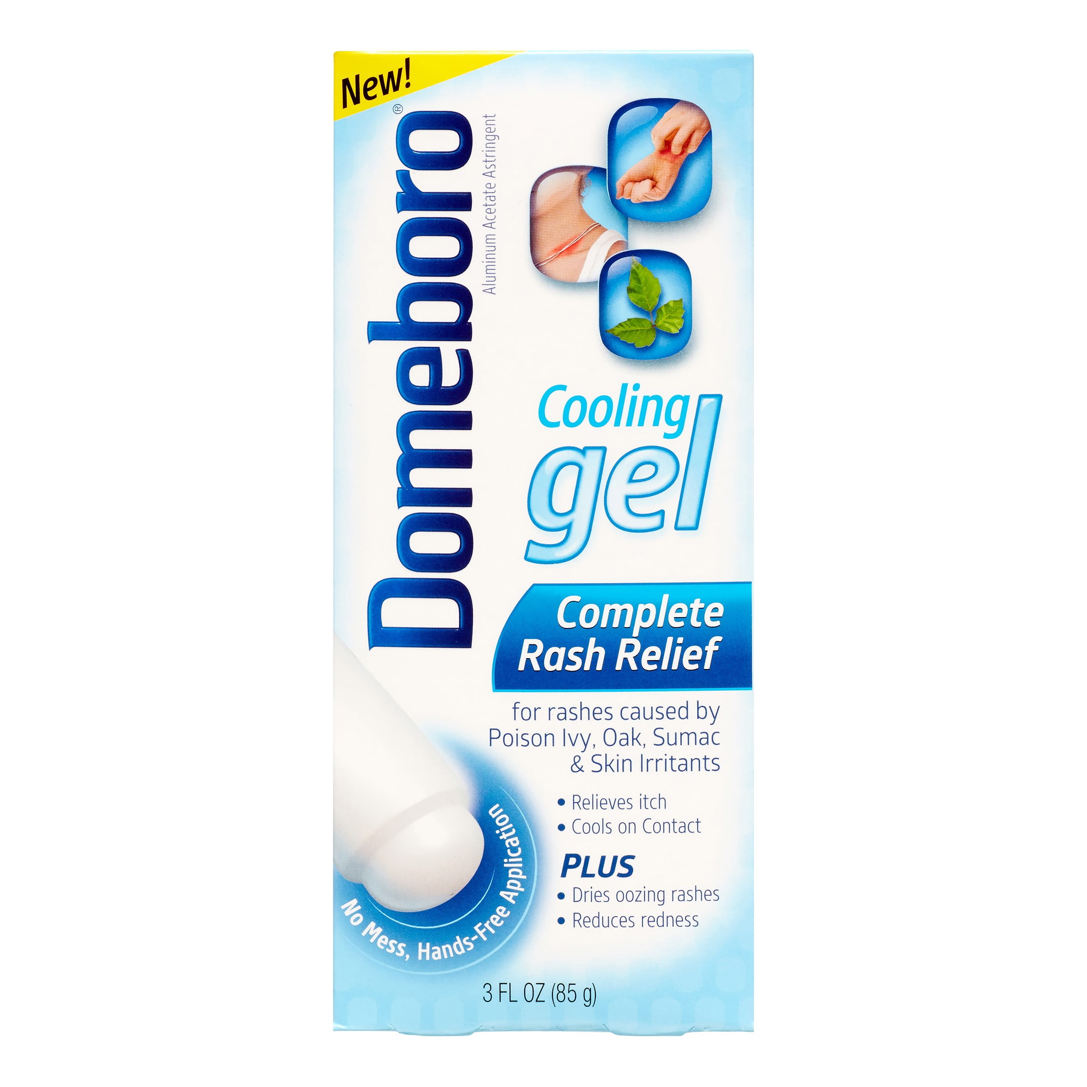 Domeboro Cooling Gel Complete Skin Rash Relief 3 oz