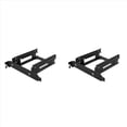 thumbnail image 1 of 2 Pcs 2.5 Inch HDD / SSD Mounting Bracket,SSD Mounting Bracket for PCI,2 * Dual hard drive bracket 2 * Screw bag,black, 1 of 6