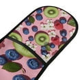 thumbnail image 4 of Yayeee Double Oven Mitt Kitchen Heat Resistant Baking 35" x7" Quilted Glove, Pink Kiwi, 4 of 6
