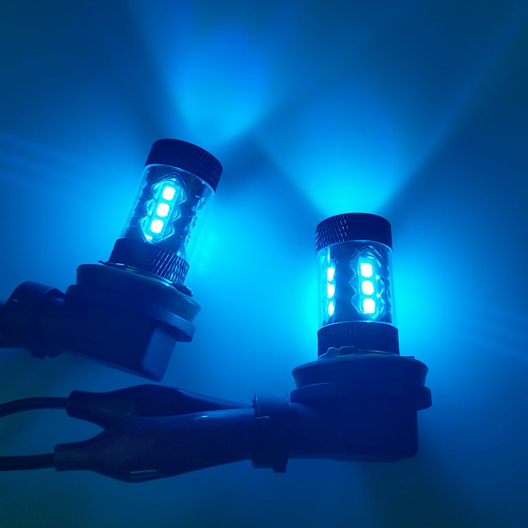 H11 H8 LED Fog Light Bulbs 8000K Ice Blue — AUXITO