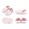 thumbnail image 4 of GPOECD Girls Clogs Summer Kids Sandals for Girls Breathable Outdoor On Footwear for Daily Play and Warm Weather Kids Slippers 3-12Y Pink,4.5-5 Years, 4 of 5