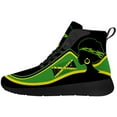 thumbnail image 3 of Aidianart Jamaica Flag High Top Sneakers Womens High Top Shoes Size 11, 3 of 5