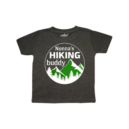 

Inktastic Nonna s Hiking Buddy with Mountains and Trees Gift Toddler Boy or Toddler Girl T-Shirt