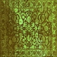 thumbnail image 1 of Ahgly Company Indoor Square Abstract Green Contemporary Area Rugs, 3' Square, 1 of 1