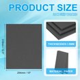 thumbnail image 2 of Uxcell 12.5x10x0.06" Chipboard Sheets, 20Pcs 60PT Thick Book Board Binders Board Sturdy Bookbinding Supplies, Black, 2 of 7