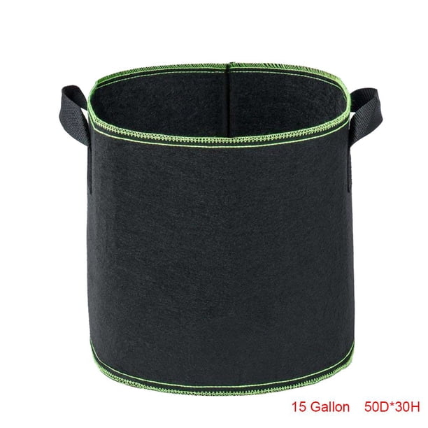 Bolsa de plantación redonda, no tejidos, bolsa de crecimiento de plantas transpirable, maceta de cultivo de jardín, suministros de jardín Inevent JJ18804-07