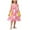 Pink, variant on Edvintorg Girl's Casual Dresses Summer Loose Stretchy A Line Dress Cute Printed Crewneck Sleeveless Tank Sundresses with Pocket Beach Vacation Clothes 3-14 Years