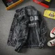 thumbnail image 3 of Abrigos vaqueros para hombre de otoño con bordado, chaqueta vaquera para hombre, moda con letras, ropa de una pieza, diseñador de marca, precio bajo, suelta, 3 of 5
