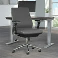 thumbnail image 5 of 400 Series Mid Back Leather Executive Office Chair in Dark Gray, 5 of 7