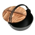 thumbnail image 2 of Japanese Sukiyaki Pot, Rough Texture Sukiyaki Pot  For Noodle For Stews For Cooking ANGGREK Sukiyaki Pot, 2 of 8