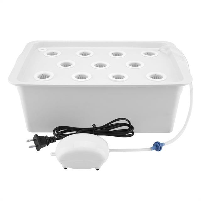 Water Culture Box,11 Holes Hydroponic System Hydroponic Culture Hydroponic System Elevated Design