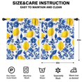 thumbnail image 2 of Blackout Kids Curtains,Blue Lemon Childrens Insulated Curtains Set Of 2,Bedroom Essentials,Toddler Room Decor 52x63in(132x160cm), 2 of 4