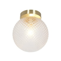 Prismatic 1-Light Flush Mount - Brushed Gold