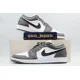 thumbnail image 3 of N I-K-E A i r-Jor-dan 1 Low Grey / White / Black 553558-152 Men's US4-14 NEW, 3 of 6