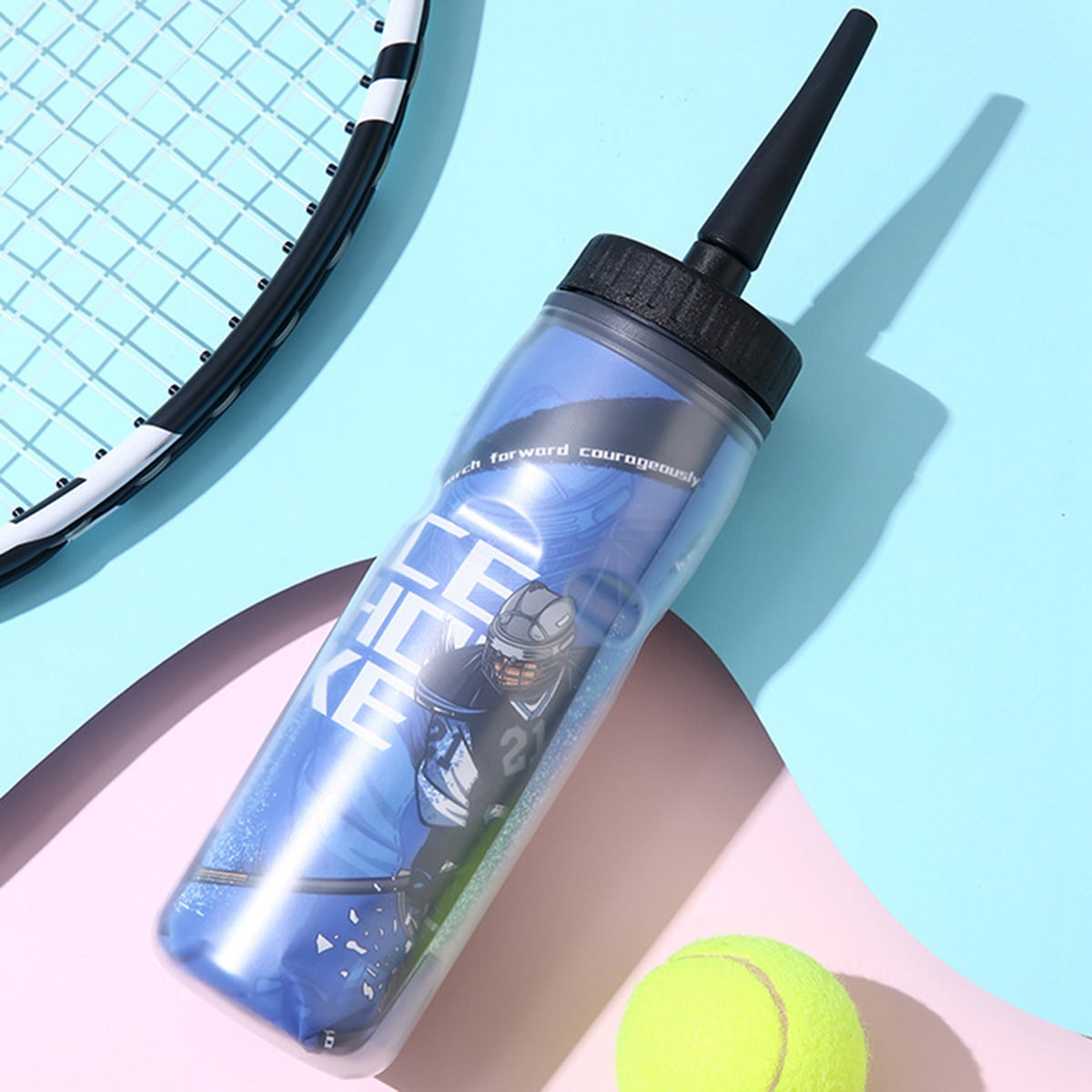 Bouteille D'eau De Hockey Sur Glace De 1000ML Gratuite, Bouteille