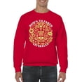 thumbnail image 2 of Down to Earth Literally Skeleton Art Men's Sweatshirt, 2 of 3