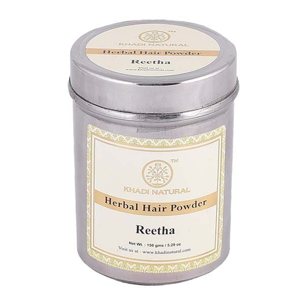 Khadi Poudre de Reetha Biologique - 150 ml par Khadi Natural