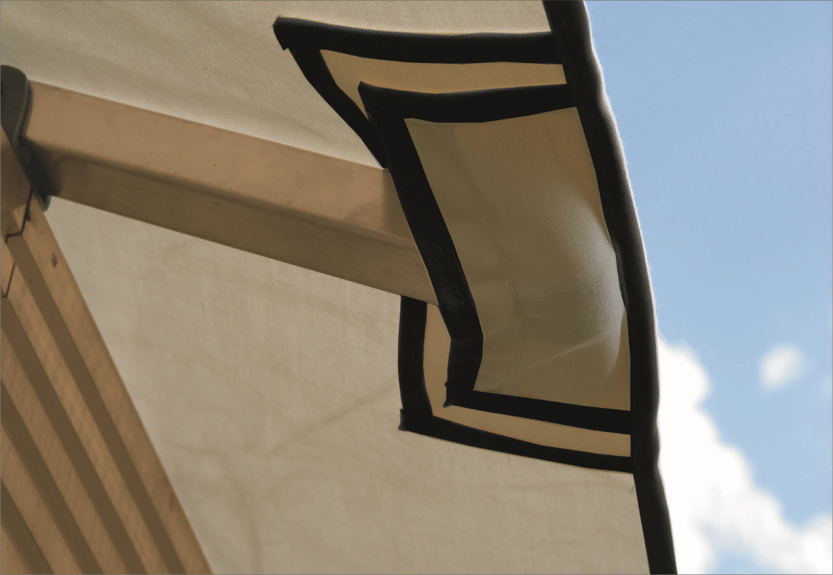 12 FT SQ STC SEVILLE and SANTA CRUZ Gazebo --Replacement Canopy---Khaki