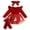 Wine-1a, variant on YWIYIUD Toddler Baby Girl Christmas Sets InfantRuffle Long Sleeve Layered Tutu Romper Dress with Socks Headband Holiday Party Princess Dresses Fall Winter Clothes My First Christmas Outfit 6-9 Months