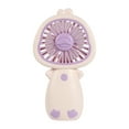 thumbnail image 2 of Clearance Under $5!Yyuenw Mini Handheld Fan, USB Rechargeable Portable Personal Fan, 3 Speed Wind, Cute Duck Ears Design, for Women Girls Indoor Outdoor Travel Camping Supplies, 2 of 5