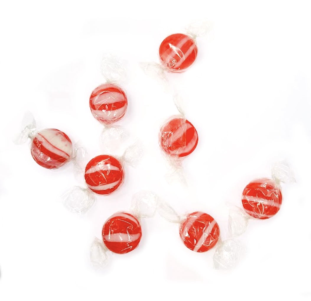 Red And White Candy Buttons Striped Cinnamon Discs - 1 Pound Bag Of Red ...