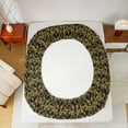 thumbnail image 5 of Feelyou Boho Mandala Damask Full Size Sheets, Black Gold Skeleton Bed Sheets, 4-Piece, 5 of 7